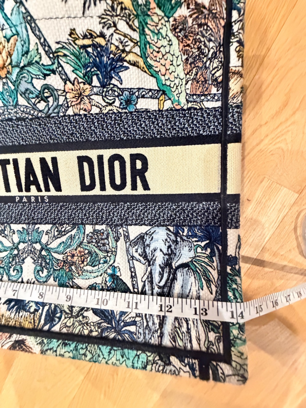 Christian Dior Canvas Toile de Jouy Tote NWOT - Picture 12 of 16